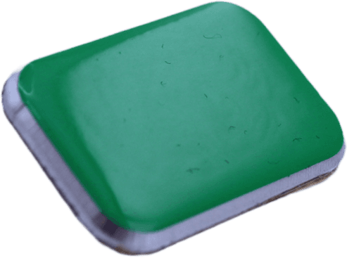 Tryckbricka, HM-2535-S, grön, förhöjd