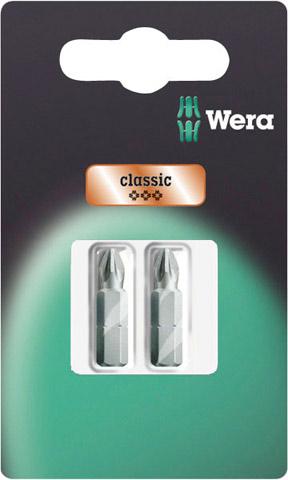 Bits, Wera, Pz 2, 25mm (2-pack)