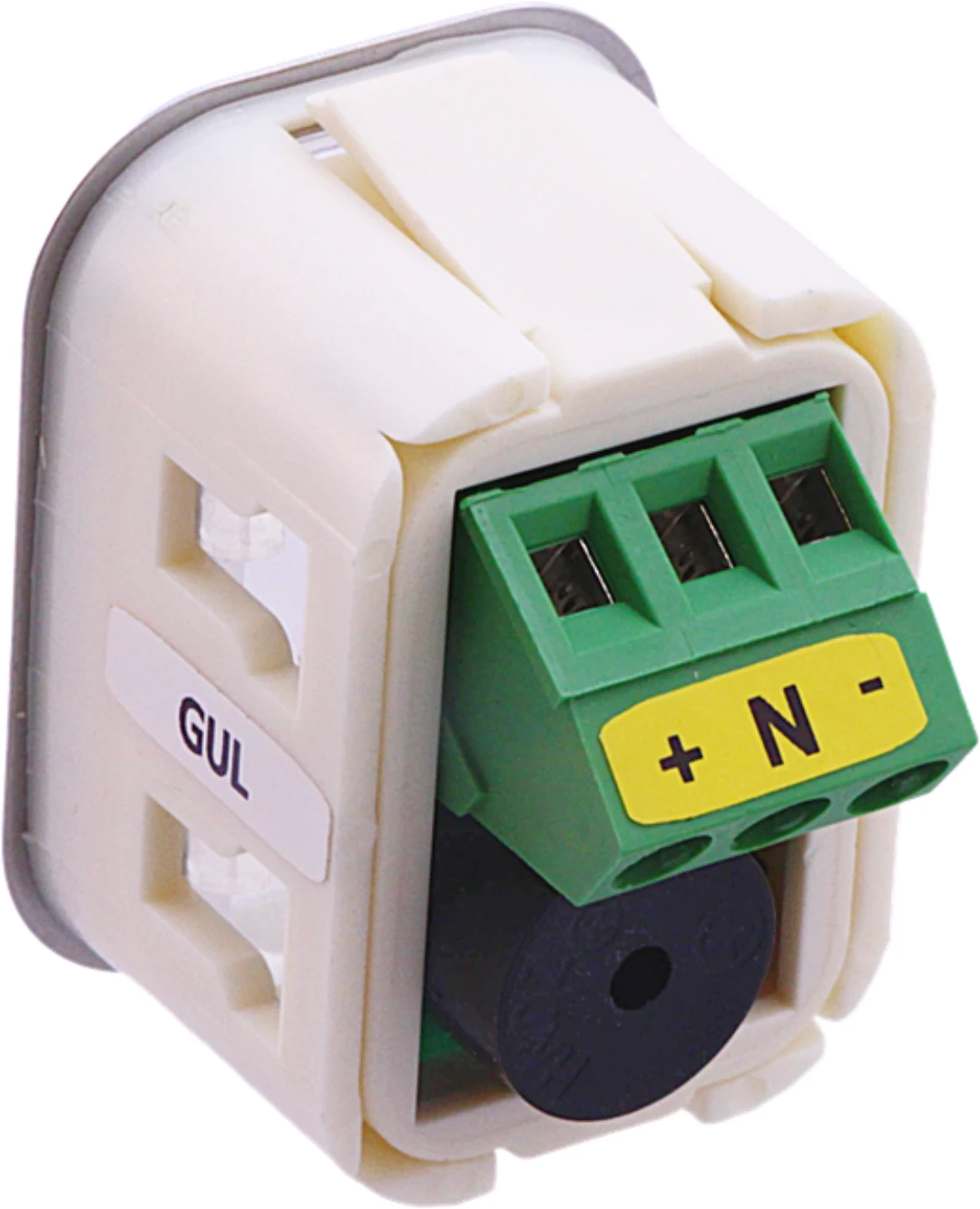 Knapp, HM-2535-S EN81-70, gul buzz, negativ