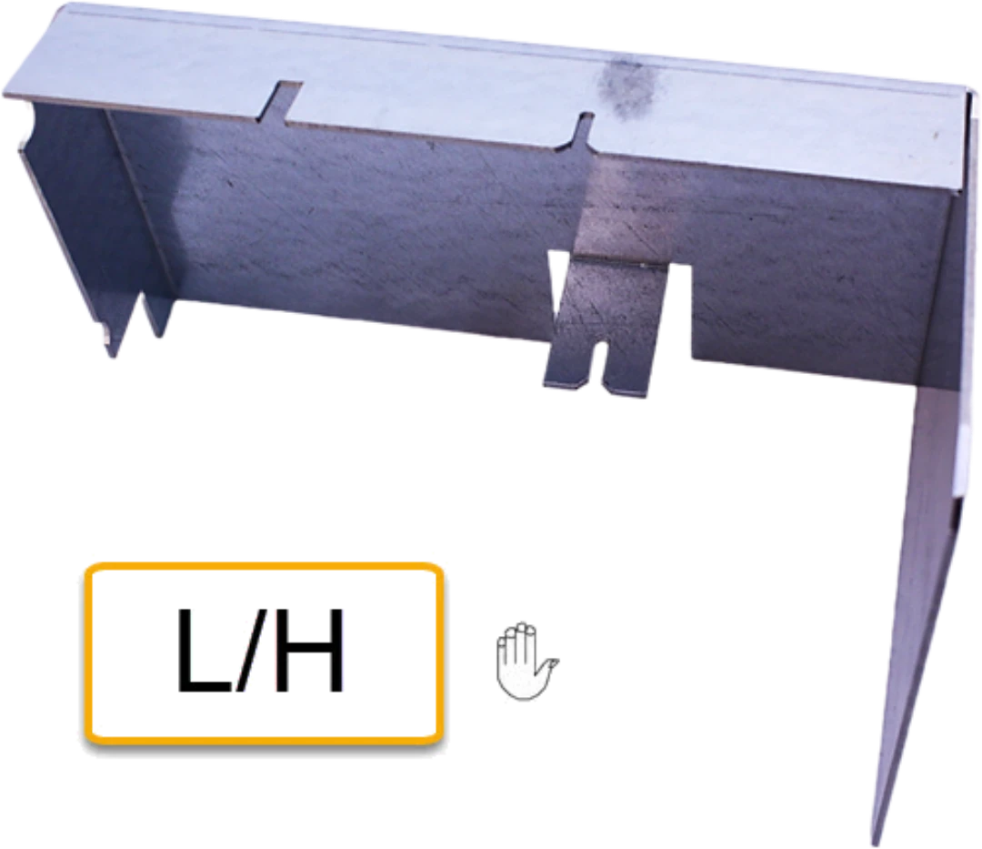 Täcklock, Hütter/Hytter VKT, vertikaldörr, huvudstation A, Vänster