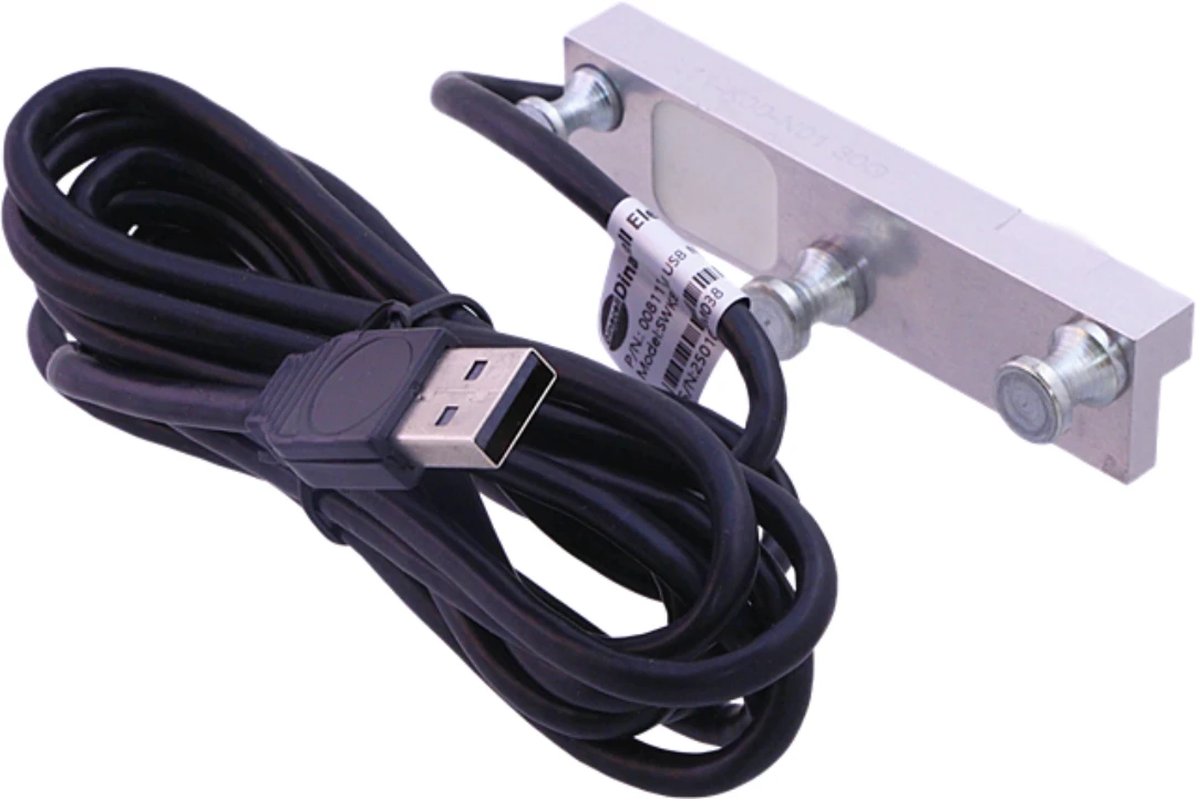 Överlastgivare, Dinacell SWK, 8mm lina, 2m  kabel m. USB-anslutning