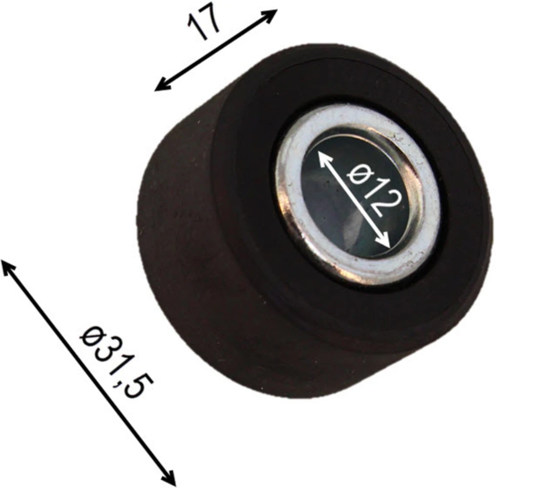 Låsrulle, KONE AMD R2, ø31,5/12x17mm