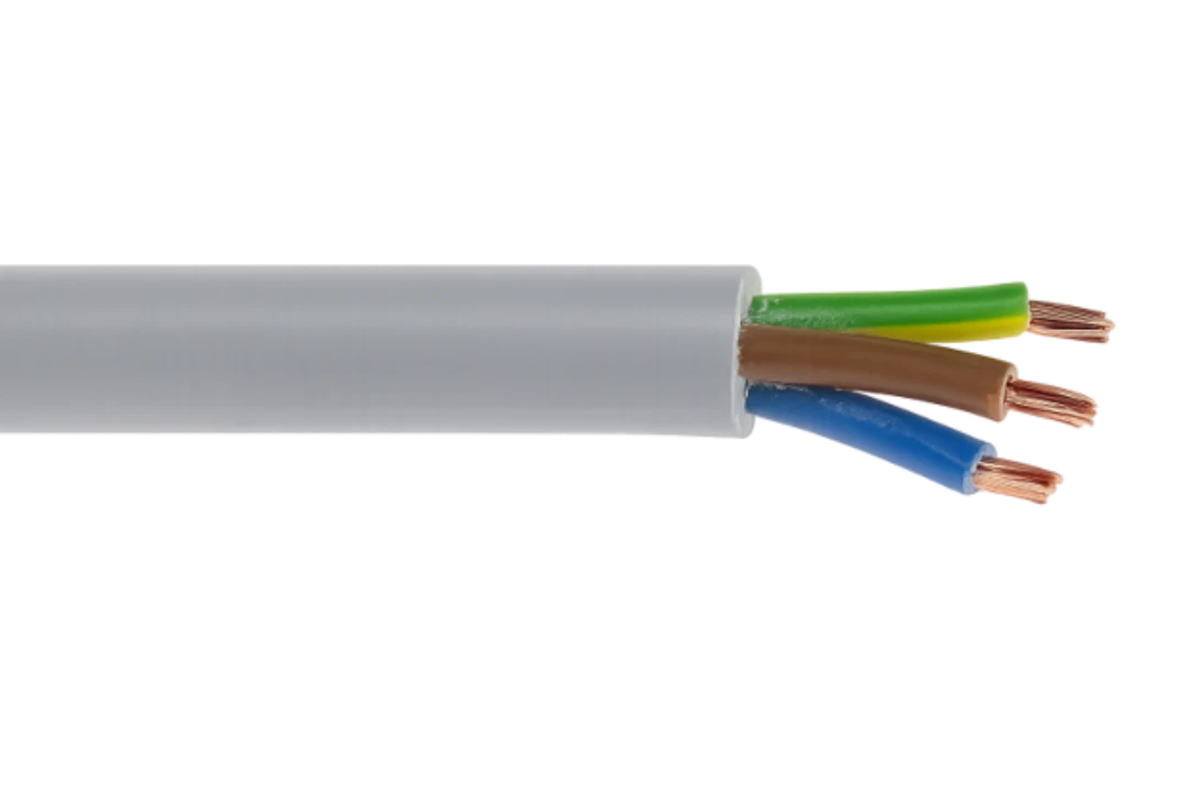 Kabel, Flex, 3X0.75, färgmärkt, anpassad/meter