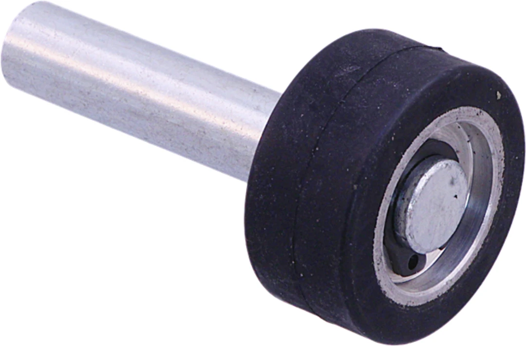 Låsrulle med axel, 10x50mm, 30mm rulle
