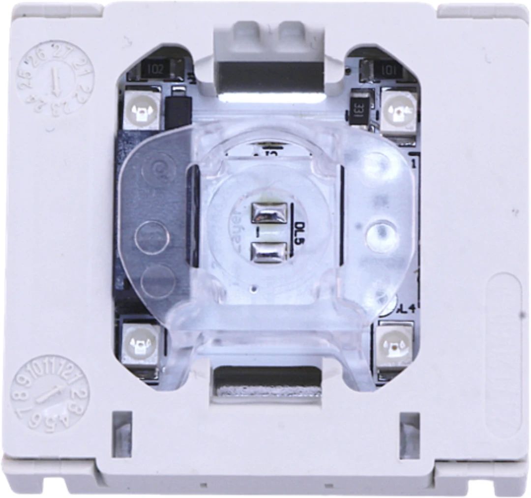 Tryckknapp, DMG Sherman Moon, vandalsäker, IP54, 24VDC, röd LED, RF