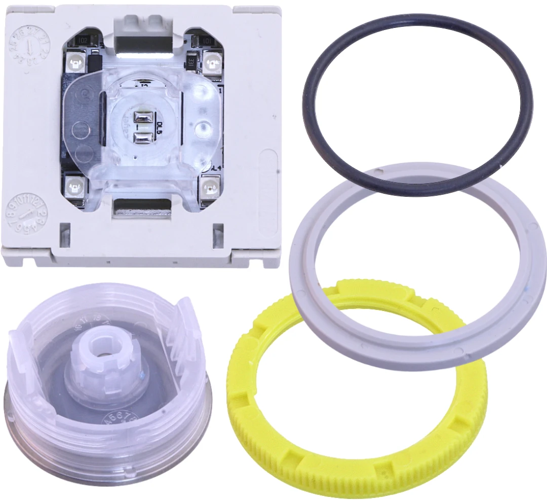 Tryckknapp, DMG Sherman Moon, vandalsäker, IP54, 24VDC, röd LED, RF