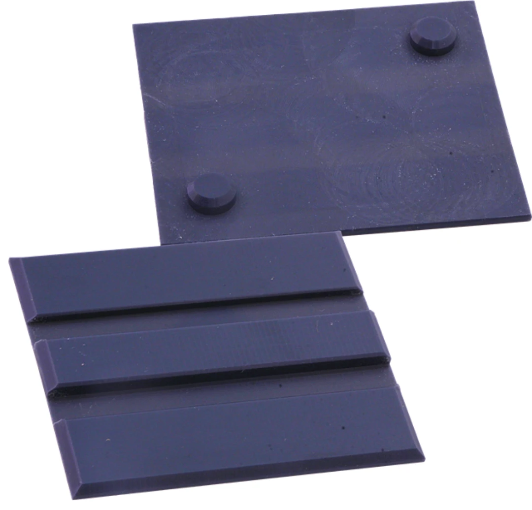 Styrskofoder, passar KONE monospace, motvikt, PE, 80x23.5x25, 16mm
